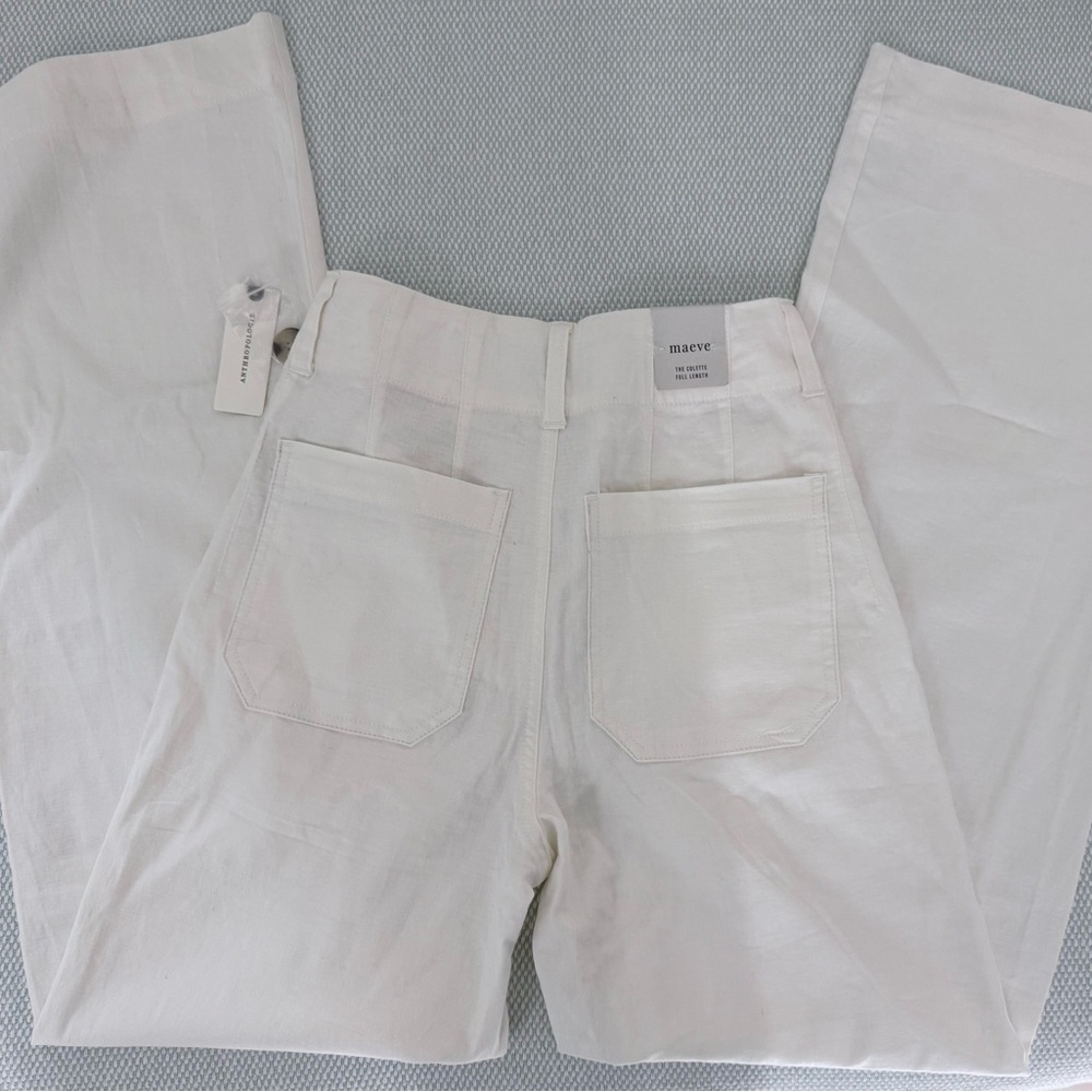 NWT Anthropologie Maeve “The Colette” Linen Pants